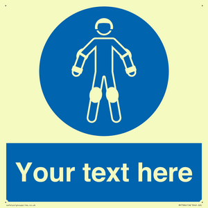 Custom protective roller sport equipment must be worn